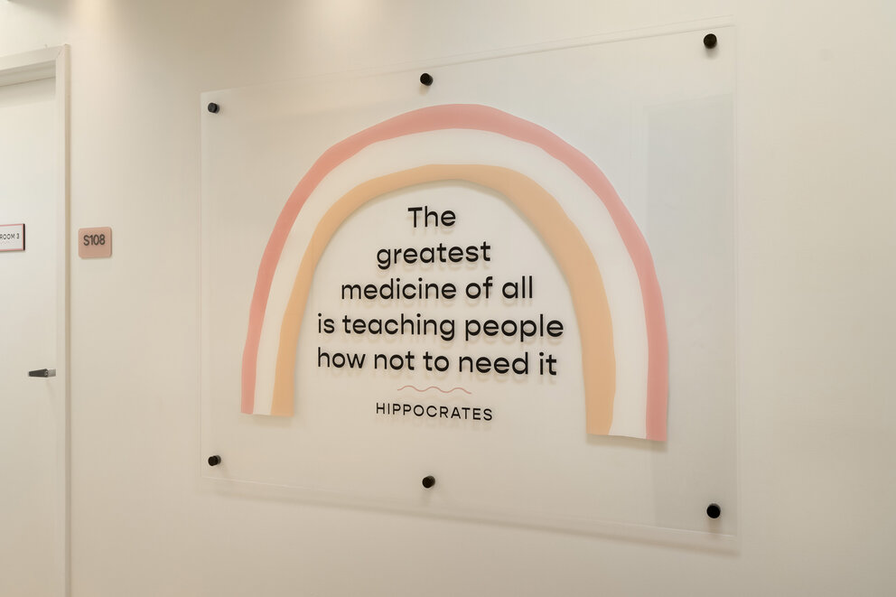 hippocrates quote wall art
